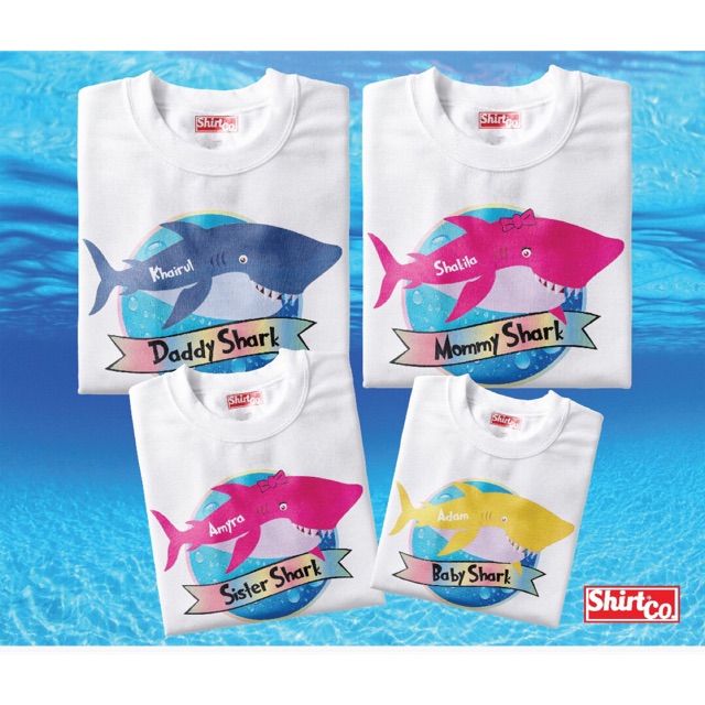 baby shark t shirt design