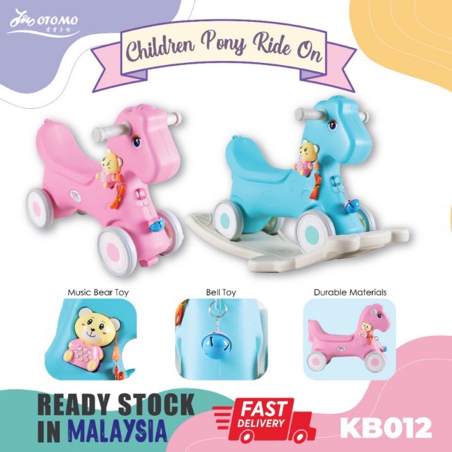 【Ready Stock】[READY STOCK]Rocking Horse baby rocking horse toy walker
