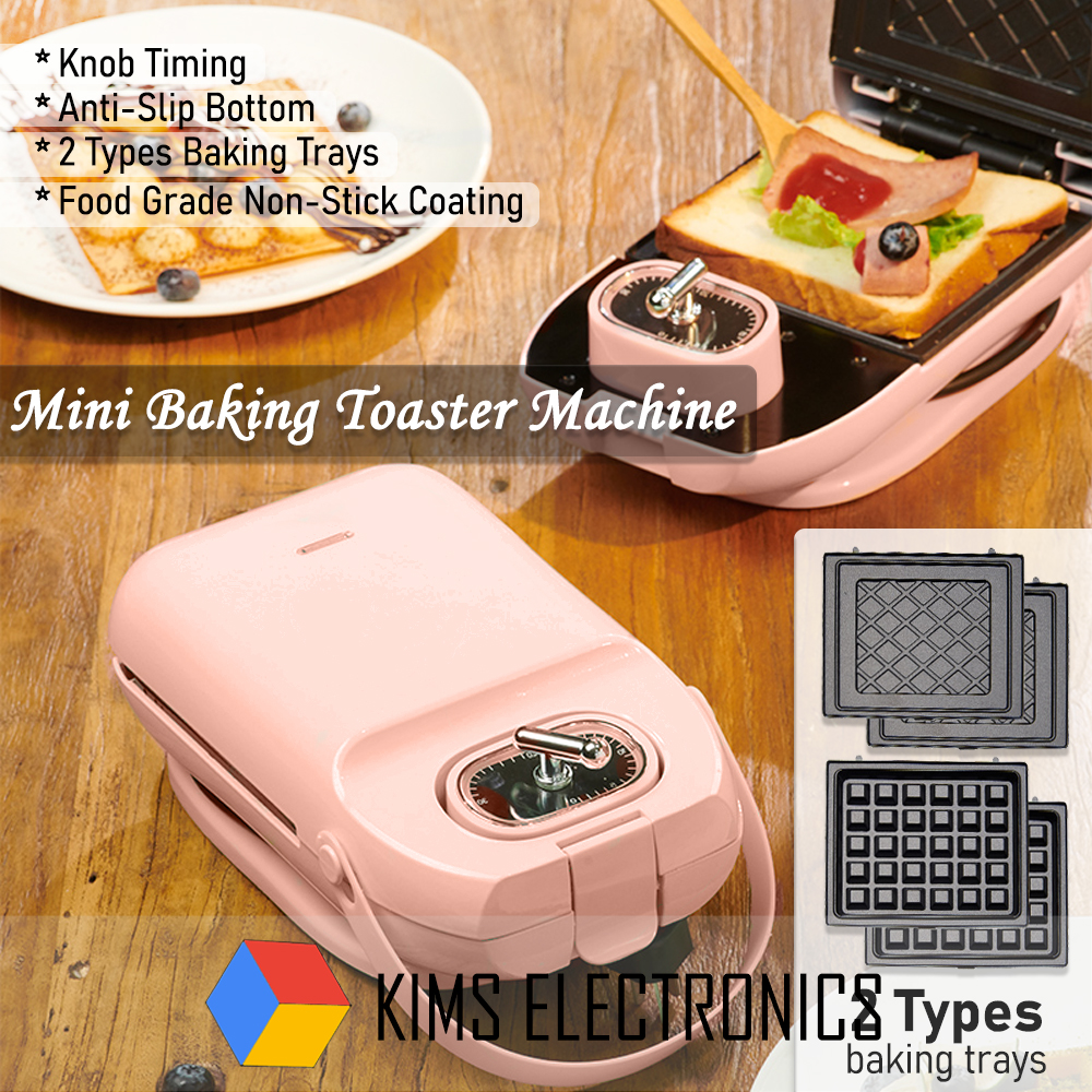 EL3003 Sandwich and Waffle Maker Mini Grilling Panini Baking Plates