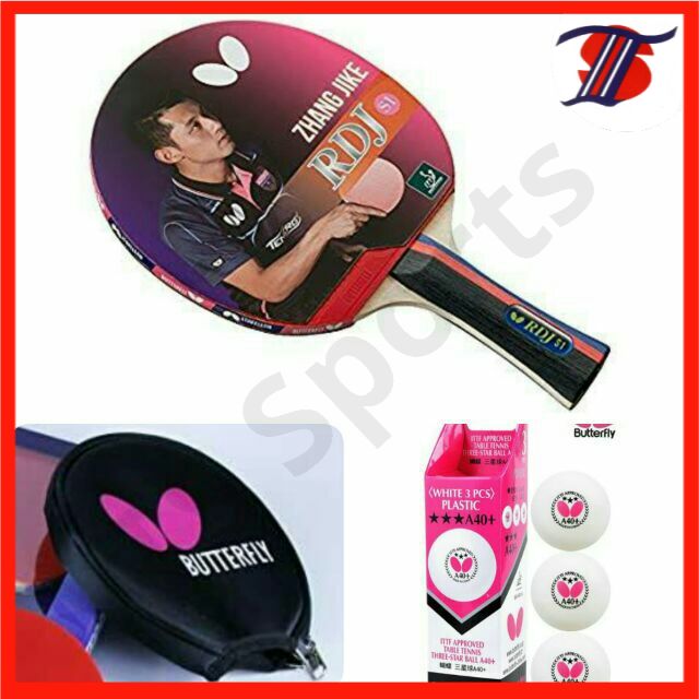 BUTTERFLY PING PONG BATS Butterfly RDJSeries FL Shakehand Table Tennis