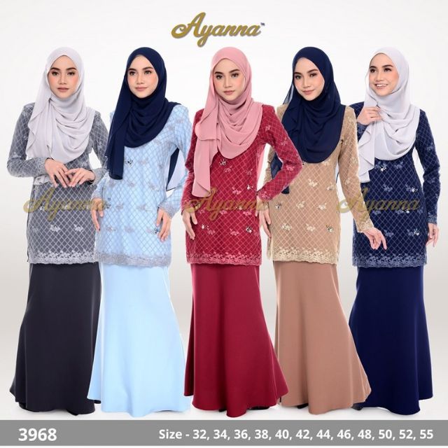 Sale Baju Kurung Moden Lace Feisya Sedondon Size 32 55 Maroon Baby Blue Dark Grey Light Khakis Nude Brown Navy Blue Shopee Malaysia