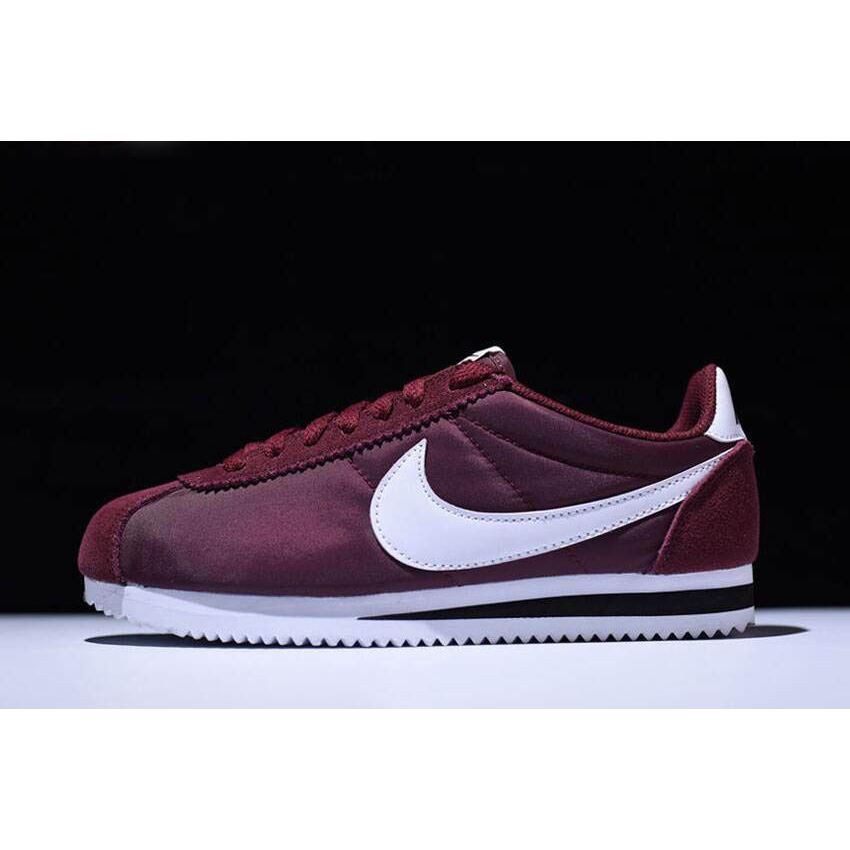red and white cortez mens