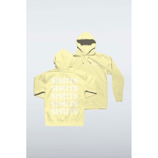 sisters apparel yellow hoodie