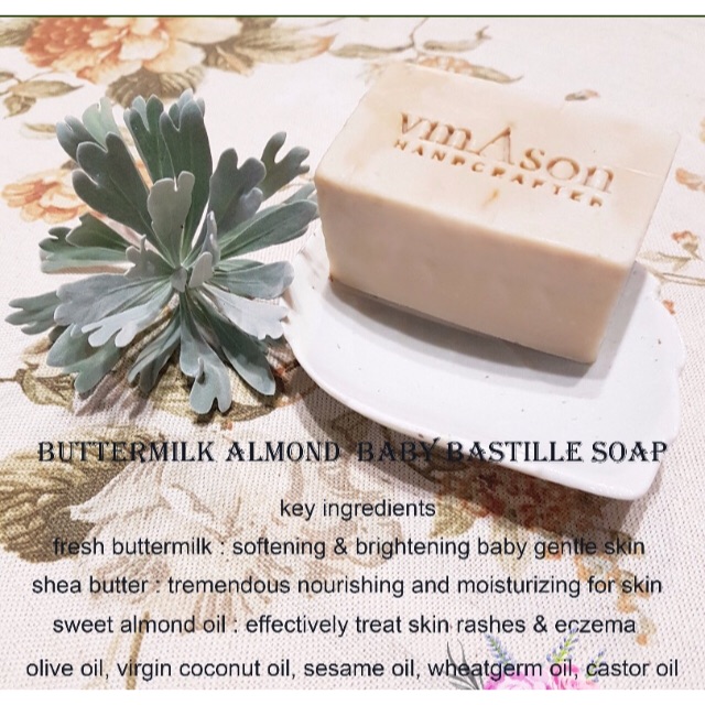 Natural Handmade Body Soap (Buttermilk Almond) Shopee Malaysia