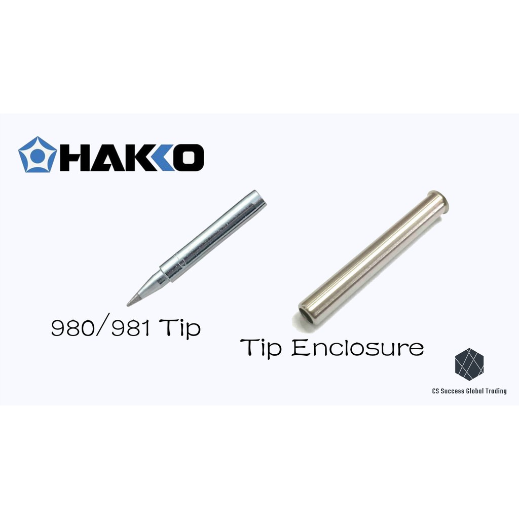 Hakko 980/981 Replacement Soldering Iron Tip & Tip Enclosure Shopee