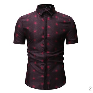 Lengan Baju Pantai Baju Pantai Baju Hawaii Lelaki Summer Hawaiian Shirt ...