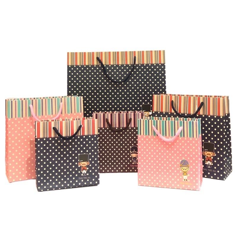 Ready Stock 1 Pcs High Quality Handle Paper Bag Goodies Gift Bag （Malaysia Johor Seller）
