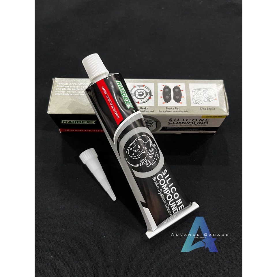 HARDEX SILICONE COMPOUND BRAKE SYSTEM GREASE 85g ( HSG100WB) Shopee