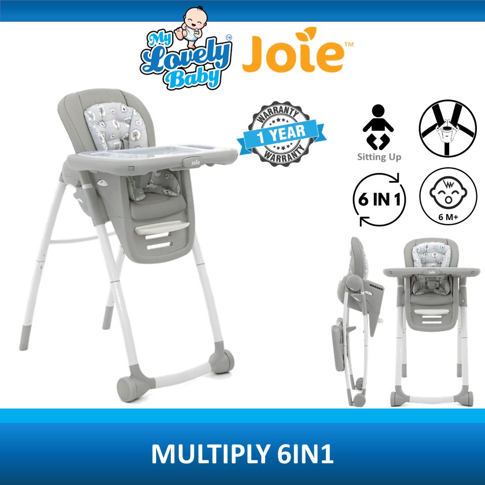 Joie Multiply 6 in 1 Baby High Chair Shopee Malaysia