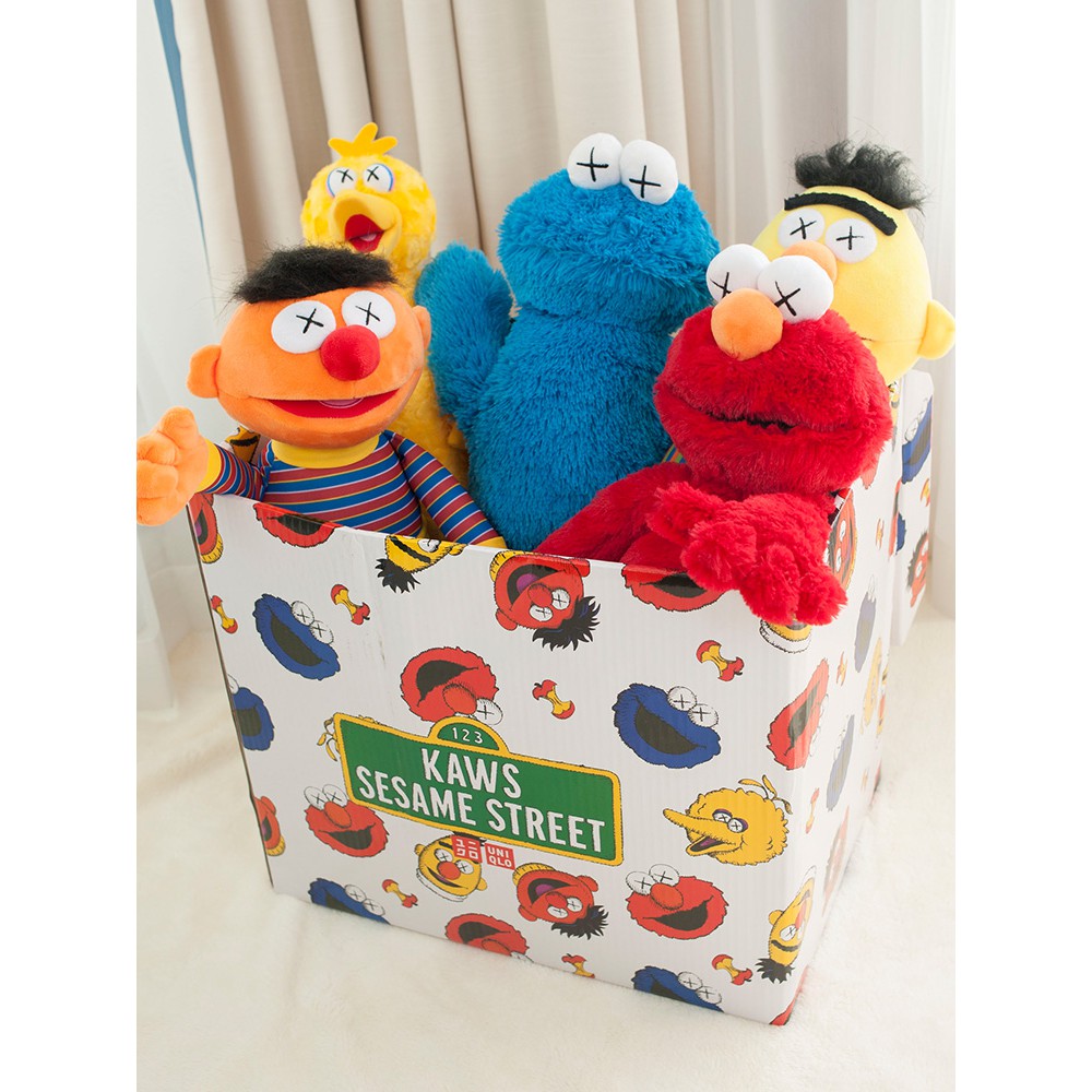 kaws x sesame street doll