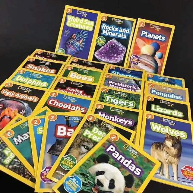National Geographic Kid Level 2 Set of 25 books Shopee Malaysia
