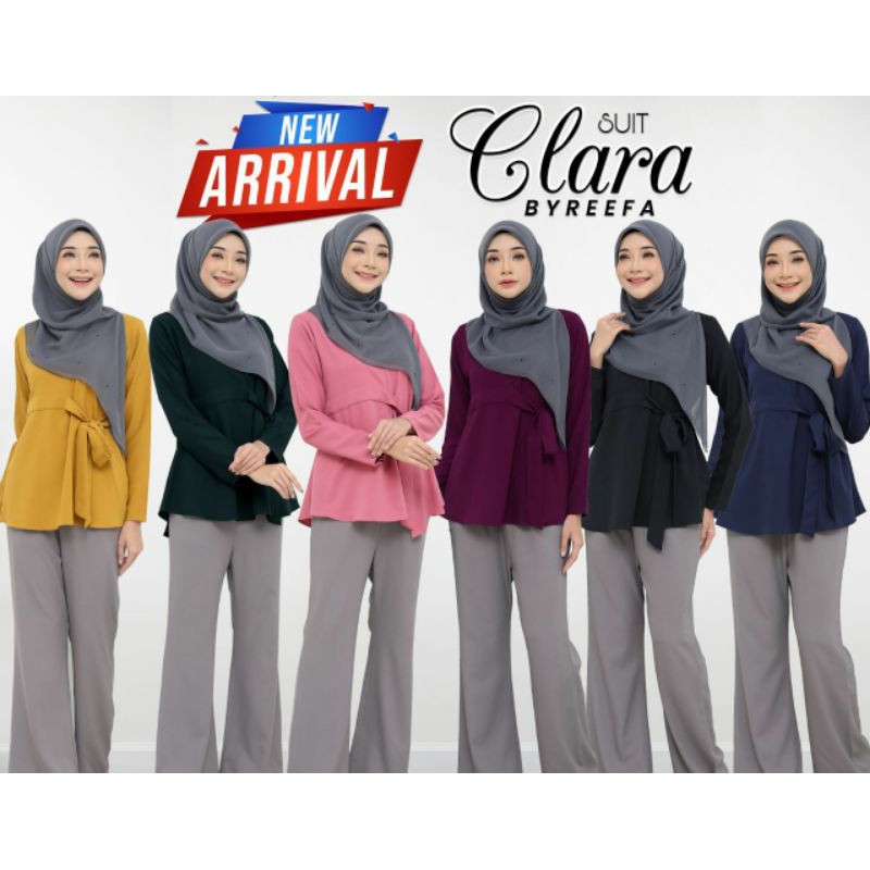 ?? Suit Clara byReefa ? Blouse and Palazo pants muslimah ?