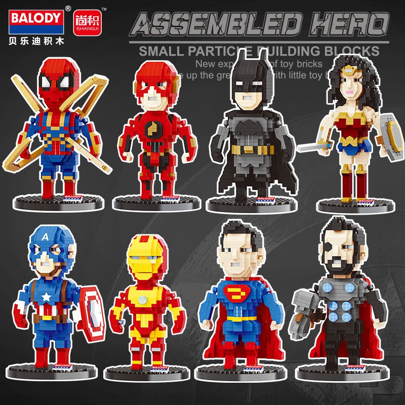 small superhero figures