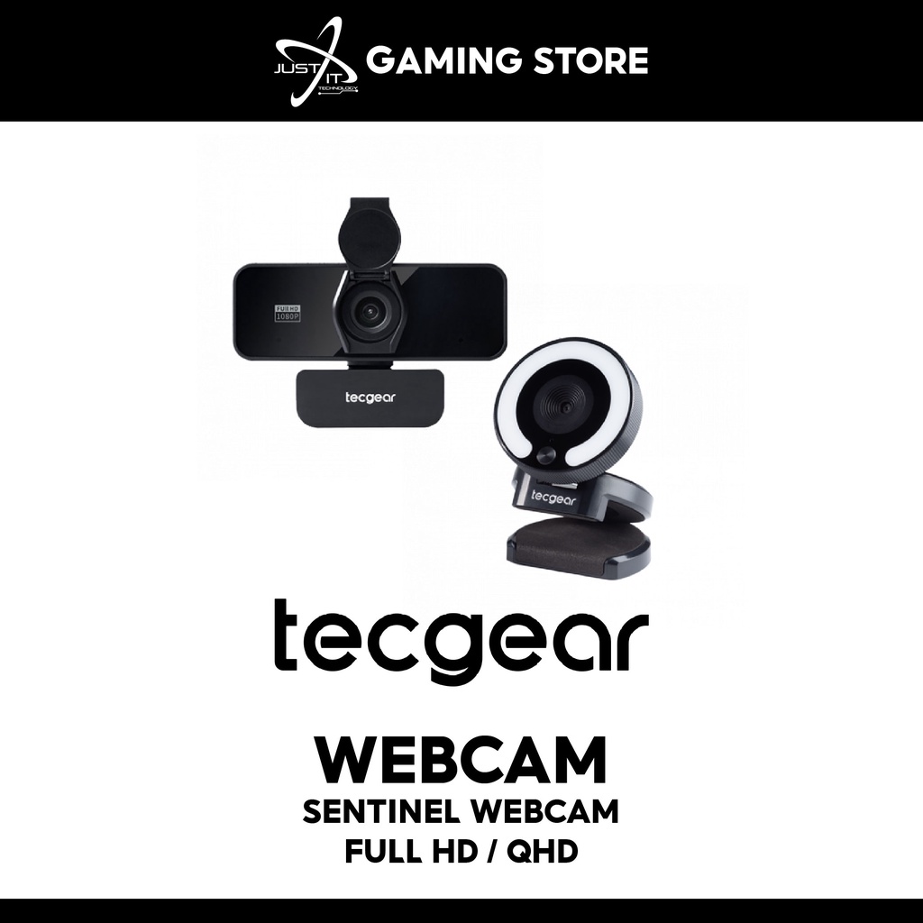 Tecgear Sentinel Auto Focus 1080P Full HD Webcam/Tecgear Sentinel 2K ...
