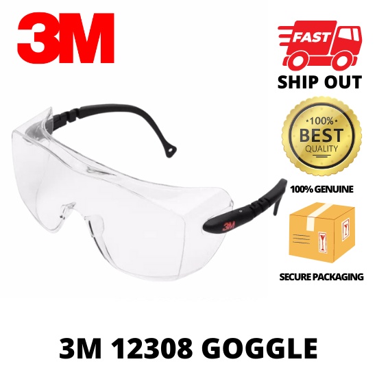 3m Goggle 12308 Safety Goggle Protection Glasses Anti Fog Shopee Malaysia