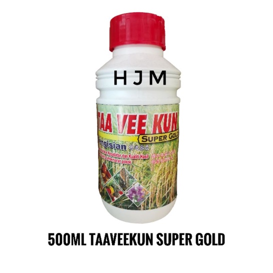 TAAVEEKUN SUPER GOLD (500ML) Baja Buah Padi / Baja Berat Buah / Baja Hasil Tinggi / Baja Isi Buah Padat / Baja K Tinggi