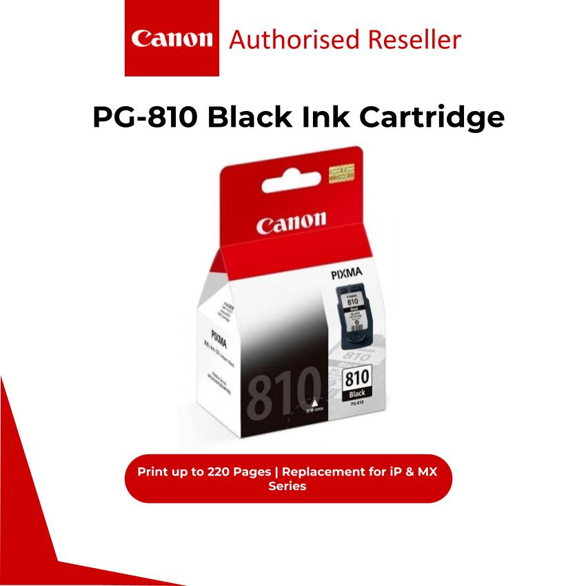 Canon Pg 810 Black Ink Cartridge 9ml Shopee Malaysia