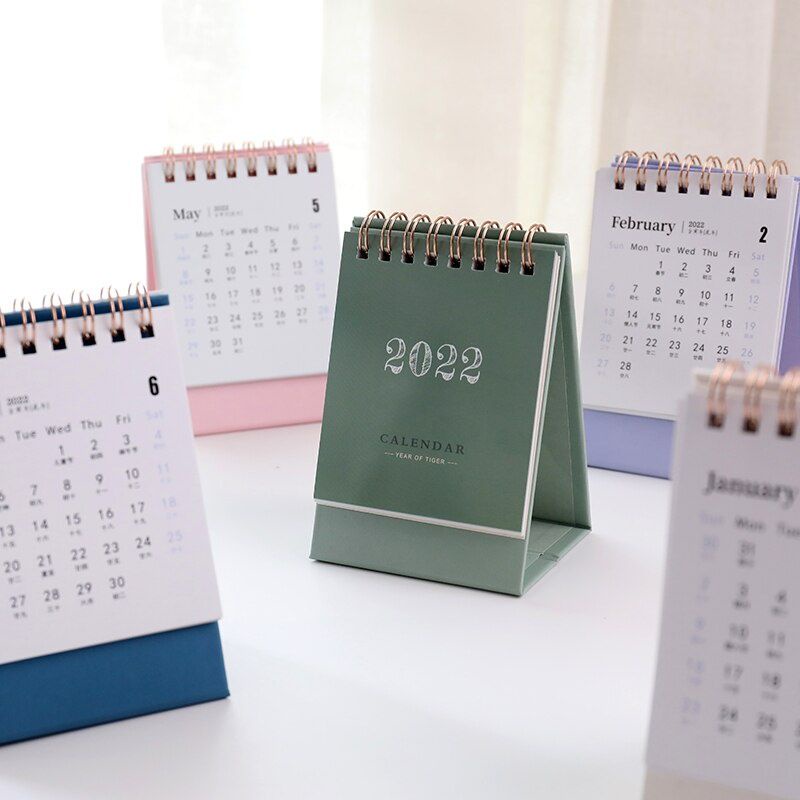 2021 / 2022 Minimalist Mini Desk Calendar | Shopee Malaysia