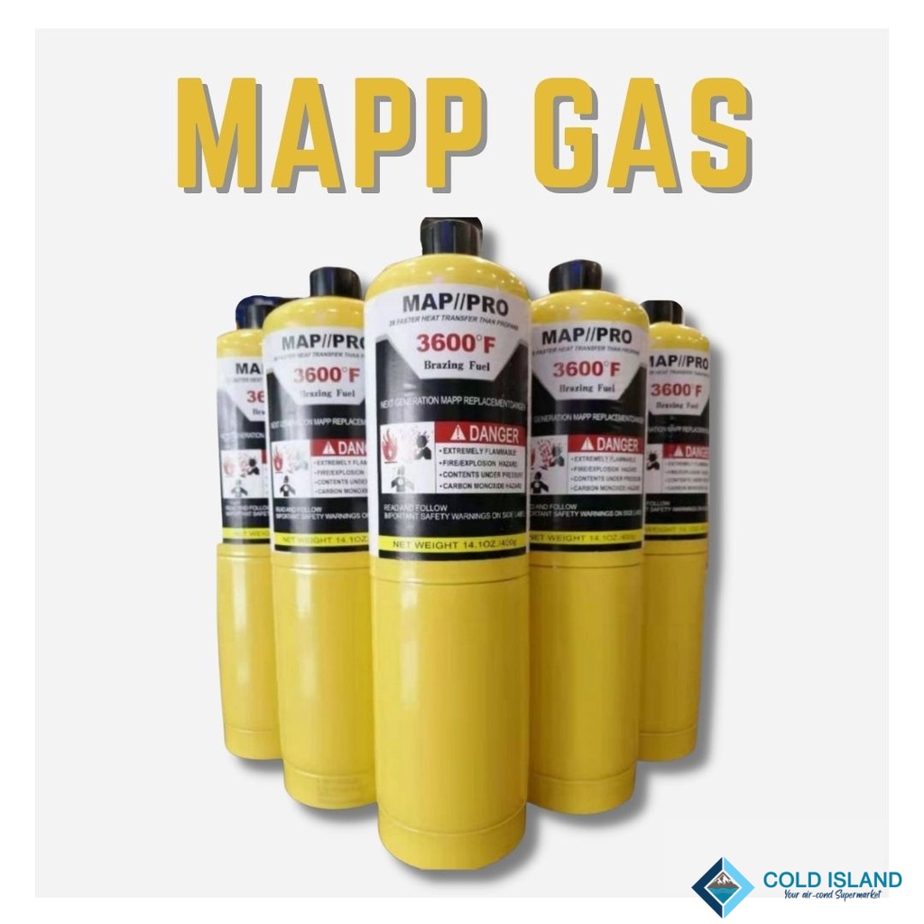 MAPP GAS 3600F CHINA (400G) / MAPP GAS (YELLOW GAS) 16oz (453.6g