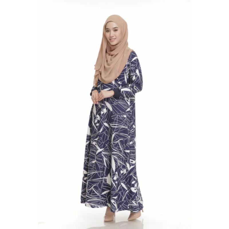  Jubah labuh  printed size XS to 6XL ironless Shopee Malaysia