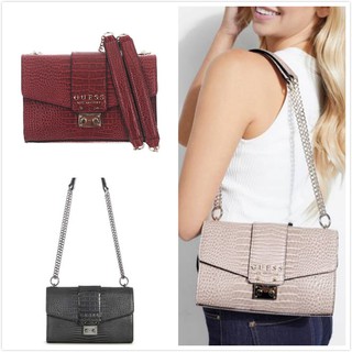 guess snakeskin bag