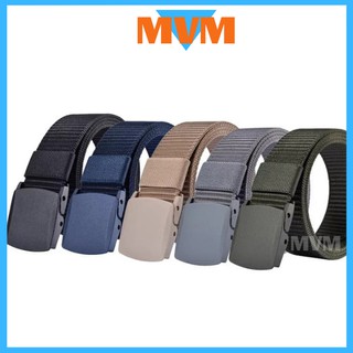 With Video [Malaysia Stock] 🇲🇾 Men's Tactical Army Military Buckle Canvas Belt Heavy Duty Plastic Tali pinggang Lelaki