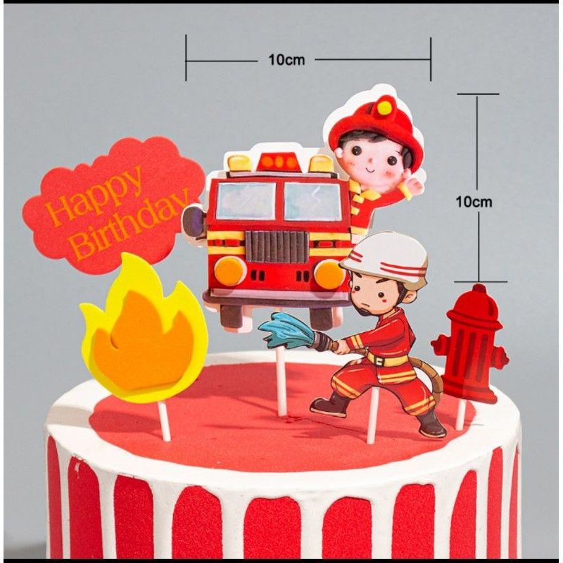 Firefighter Cake Topper Shopee Malaysia   F83d9ad38ce5526107df7008ebf26439