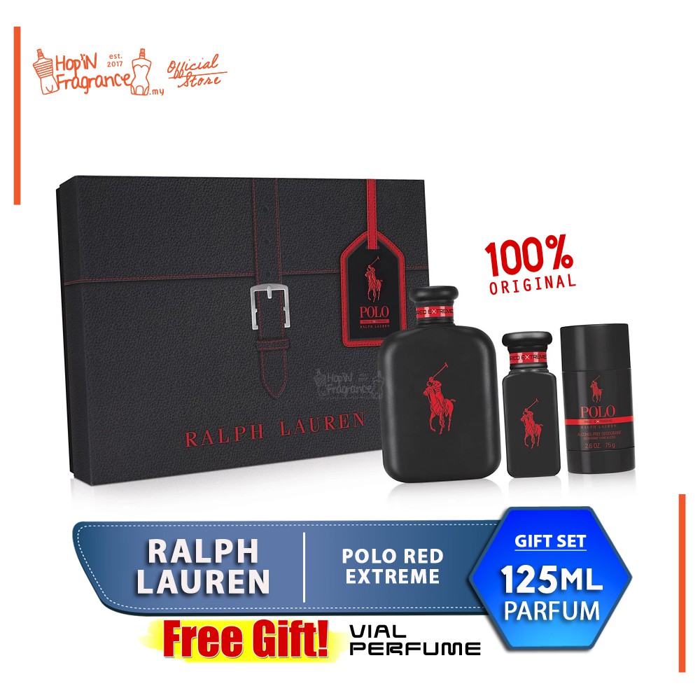 ralph lauren polo red extreme gift set