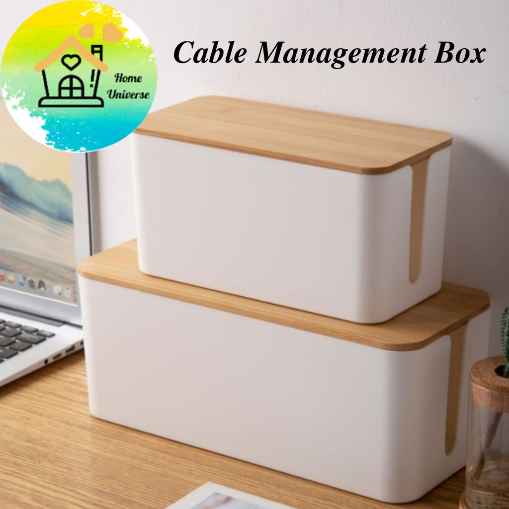 Premium Cable Management Box Muji Design Socket Box Minimalist Safety