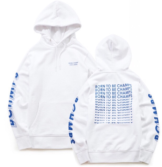 champs white hoodie