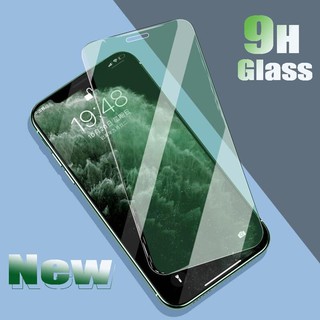 IPHONE XS MAX XS X XR Green anti Light Eyes Protection HD Tempered glass full screen protector tinted hijau