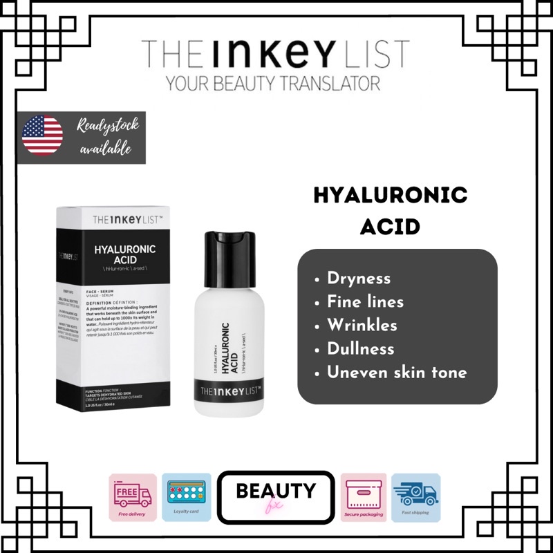 THE INKEY LIST Hyaluronic Acid Hydrating Serum 30ml full size trial