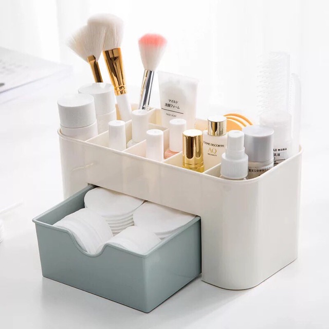 Plastic Cosmetic Storage Box makeup storage With Small 