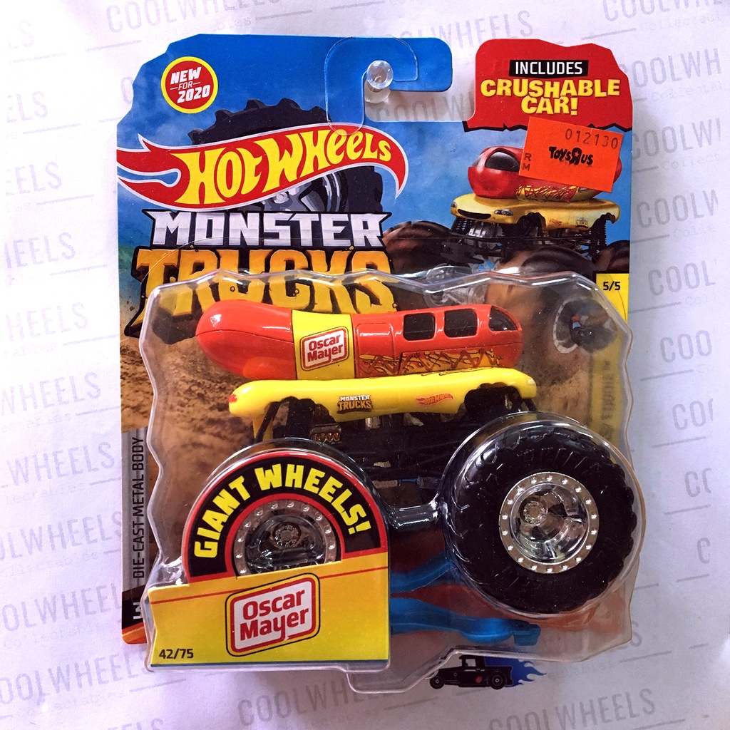 hot wheels oscar mayer monster truck