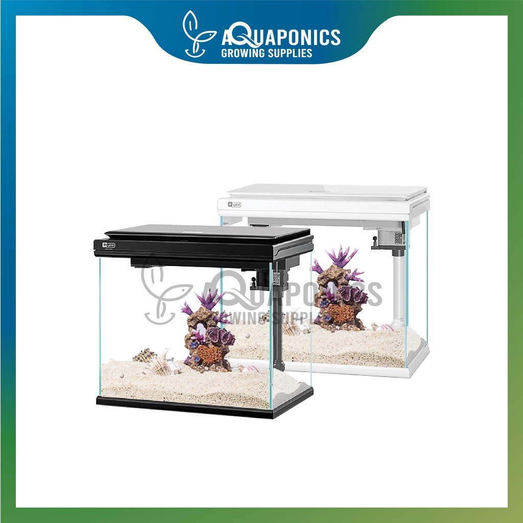 Yee Aquarium Ultra White 4k Glass Desktop Small Fish Tank 380l White Black Ybl Series Shopee Malaysia