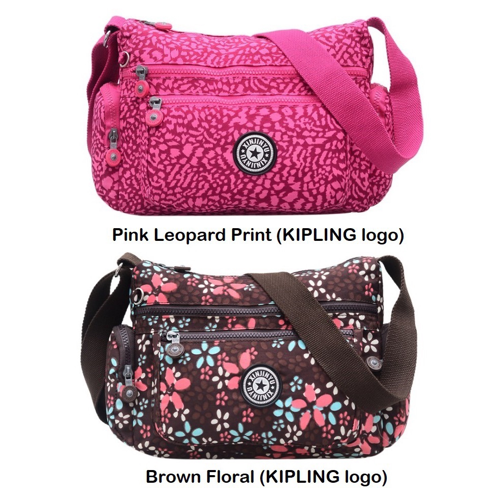 kipling leopard print bag