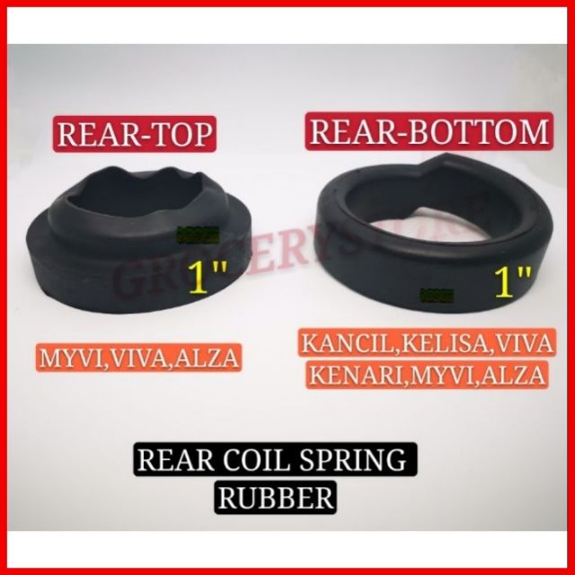 Coil Spring Rubber Getah Perodua Kancil Viva Myvi Alza Kelisa Shopee