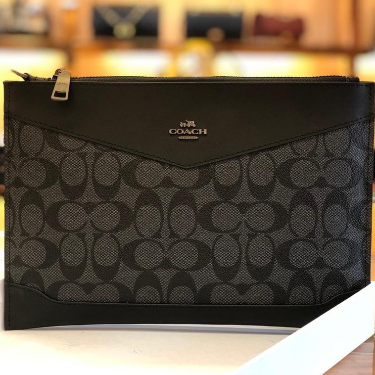 coach men clutch