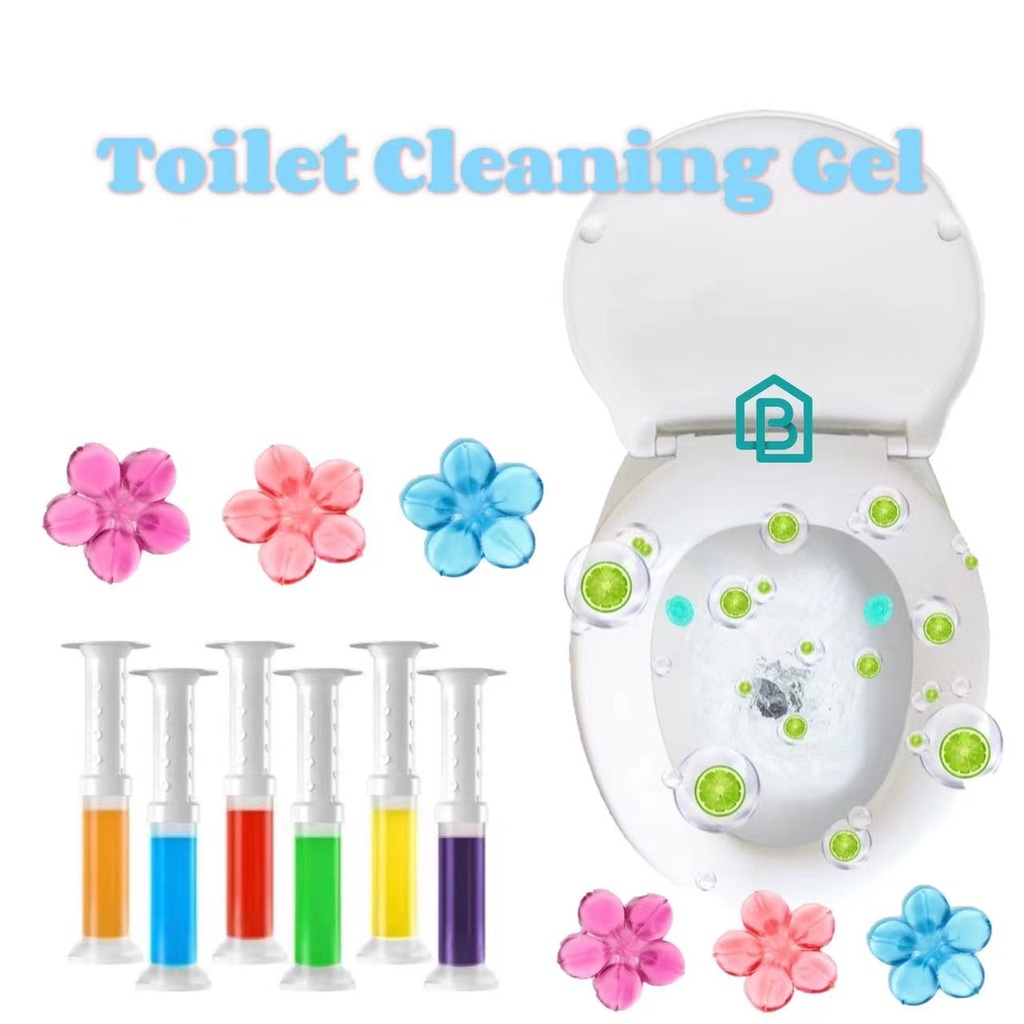 Korean Toilet Bathroom Push Type Scrubble Bubble Cleaner Cleaning Magic ...