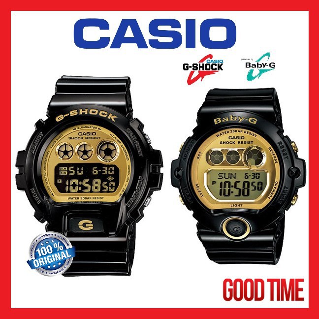 Casio Original G Shock Dw 6900cb 1 Baby G Bg 6901 1 Couple 2 Years Warranty Jam Tangan Pasangan Casio Watches Shopee Malaysia