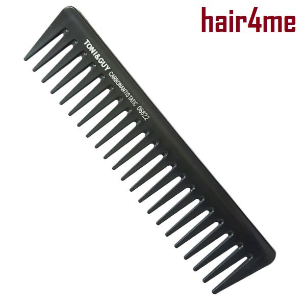 Toni & Guy 06822 Comb Classic Carbon Anti Static Black Hand Combs Professional Salon Hair