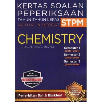 Buy Kertas Soalan Peperiksaan TahunTahun Lepas STPM Chemistry Semester