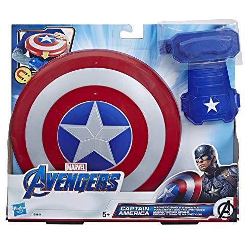 marvel captain america magnetic shield & gauntlet