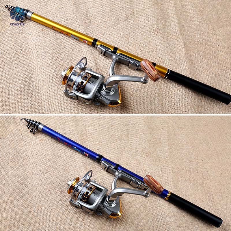 Premium Purpose 1.8-3m Portable Telescopic Rotating Fishing Rod Super Lightweight Carbon Fiber Casting Joran Pancing ...
