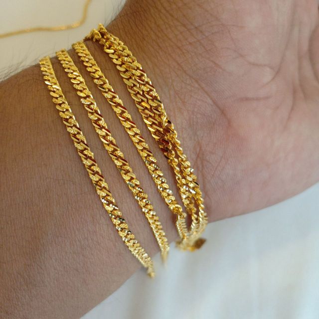 Gelang Pasir Padu Dewasa Emas 916 Tulen Shopee Malaysia