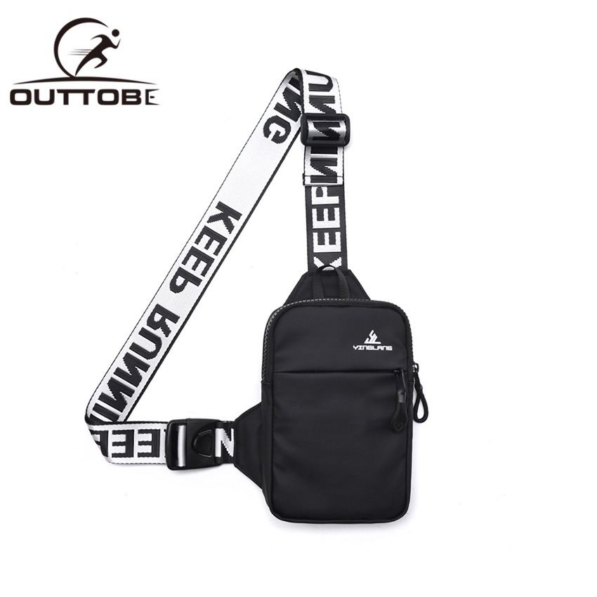 Outtobe Sports Chest Bag Unisex Mini Crossbody Bag Waterproof Chest Bag ...