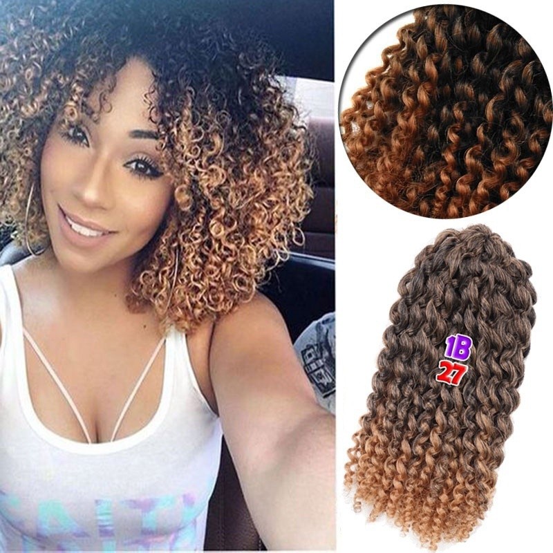 8inch Curly Crochet Hair Braids Bohemian Braiding Hair Synthetic