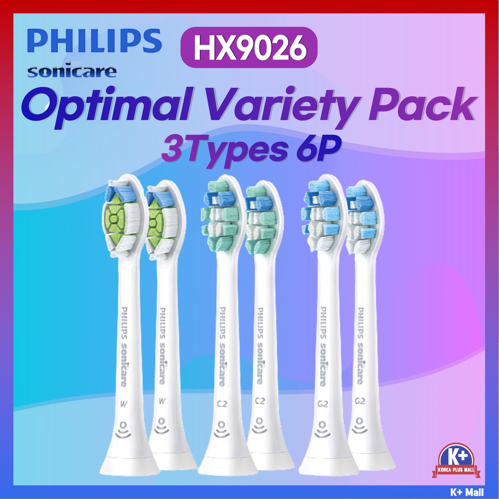 ️Ready Stock ️ [PHILIPS] Sonicare Optimal Variety Pack 3Types 6P