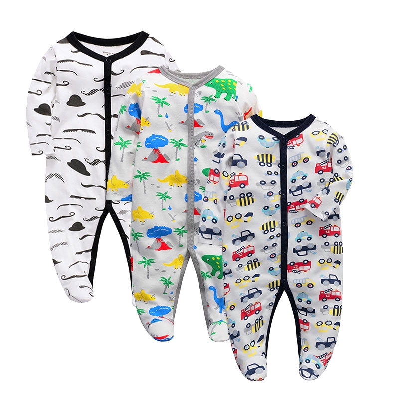 New Arrivals Zipper Sleepsuit Newborn Baby Infant Pajamas Sleepwear