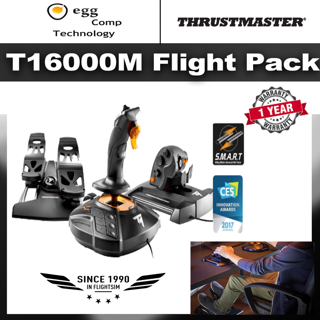 Thrustmaster T16000M Flight Pack - PC (2960782) | Shopee Malaysia